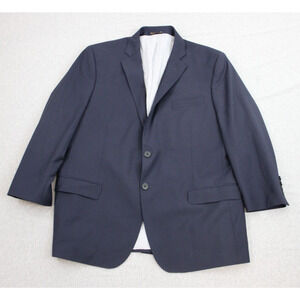 Brooks Brothers Blazer Men 44S Navy Blue Wool Blend Explorer Madison 2-Buttons